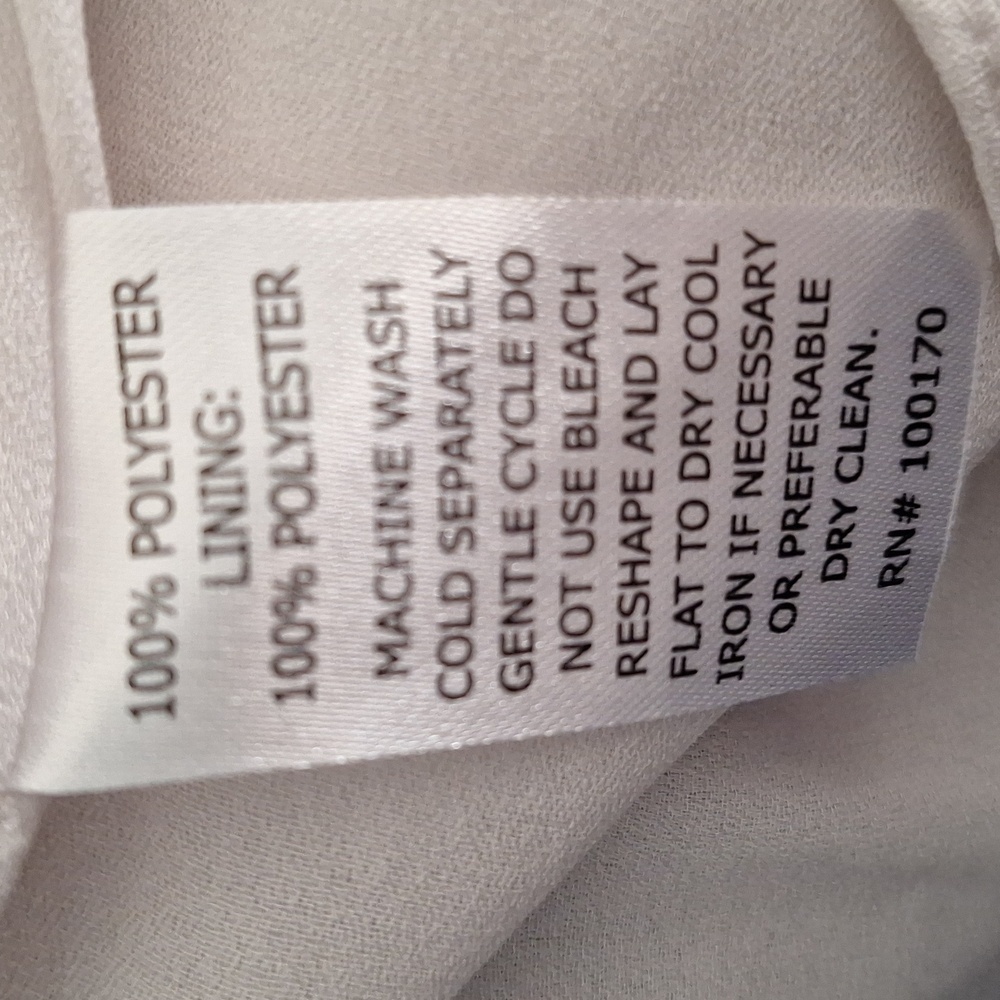 St. Tropez West Chiffon Blouse Peasant Style - Picture 8 of 8